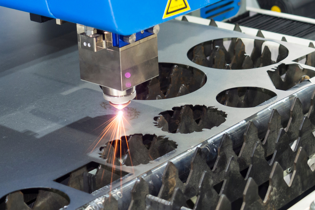 Laser cutting sheet metal
